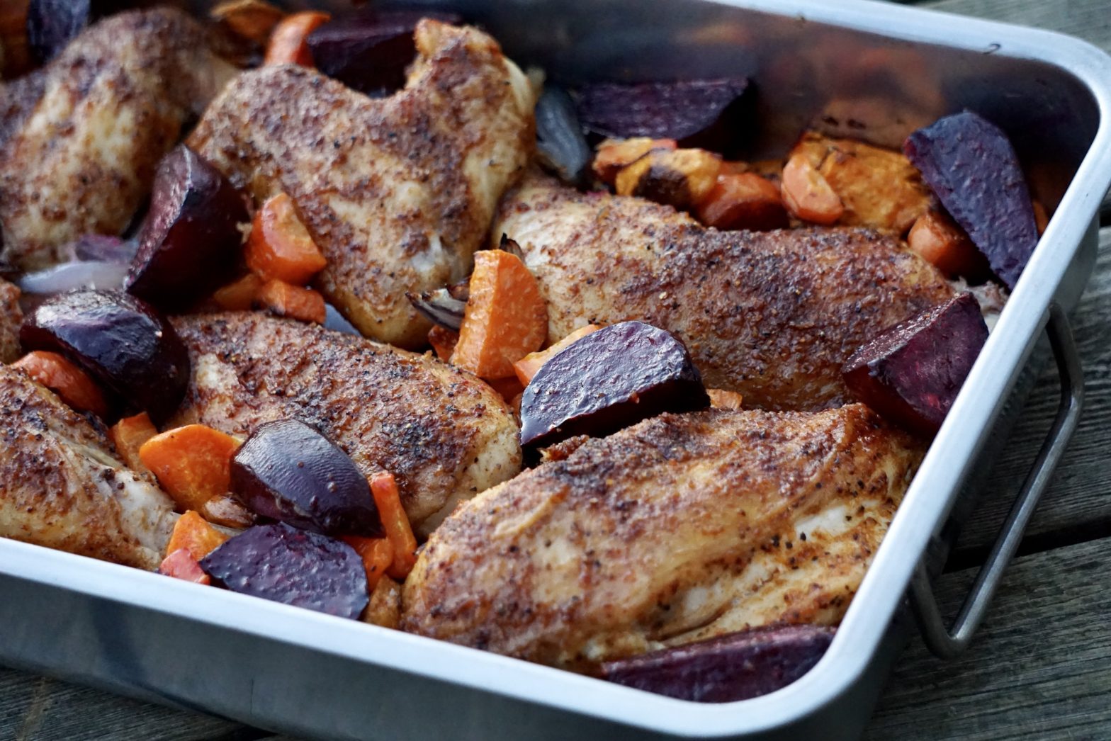 Enkelt och gott med Ugnsgrillad kyckling