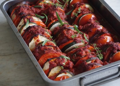 Ratatouille, en njutbar vegetarisk rätt