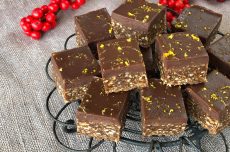 Pepparkaksrutor med choklad och apelsin