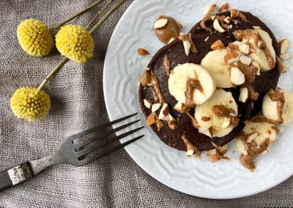 Äggfria chokladplättar på bananmjöl