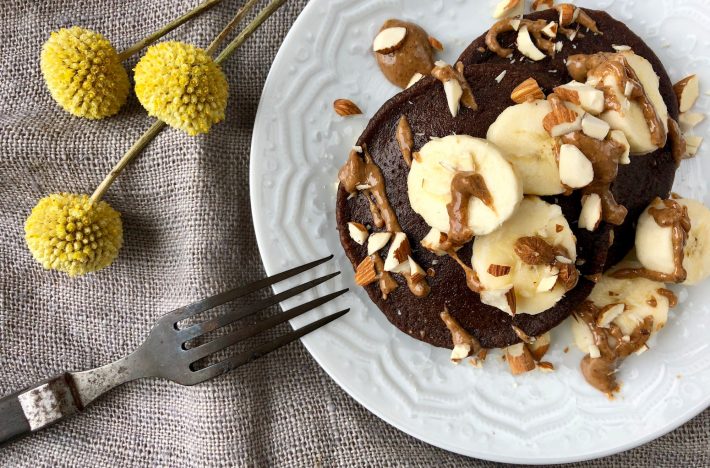 Äggfria chokladplättar på bananmjöl
