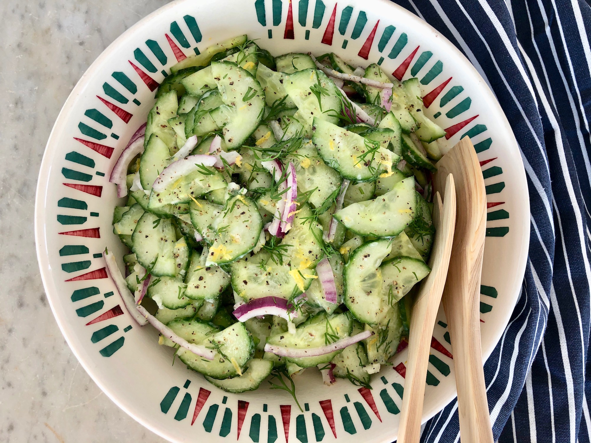 Fräsch Gurksallad