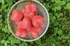 Nyttigt Gelégodis med jordgubbar