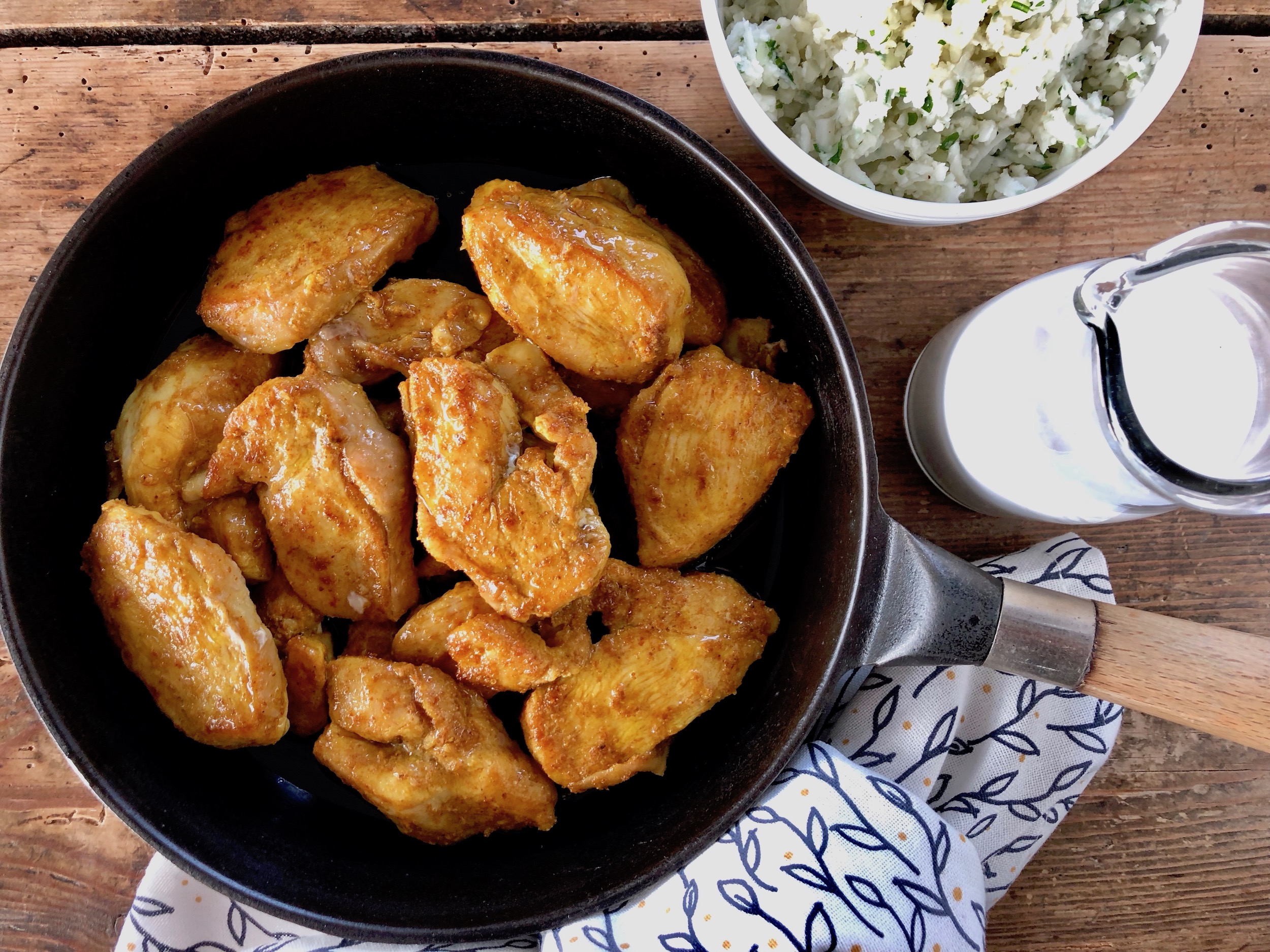 Currystekt kycklingfilé till middag