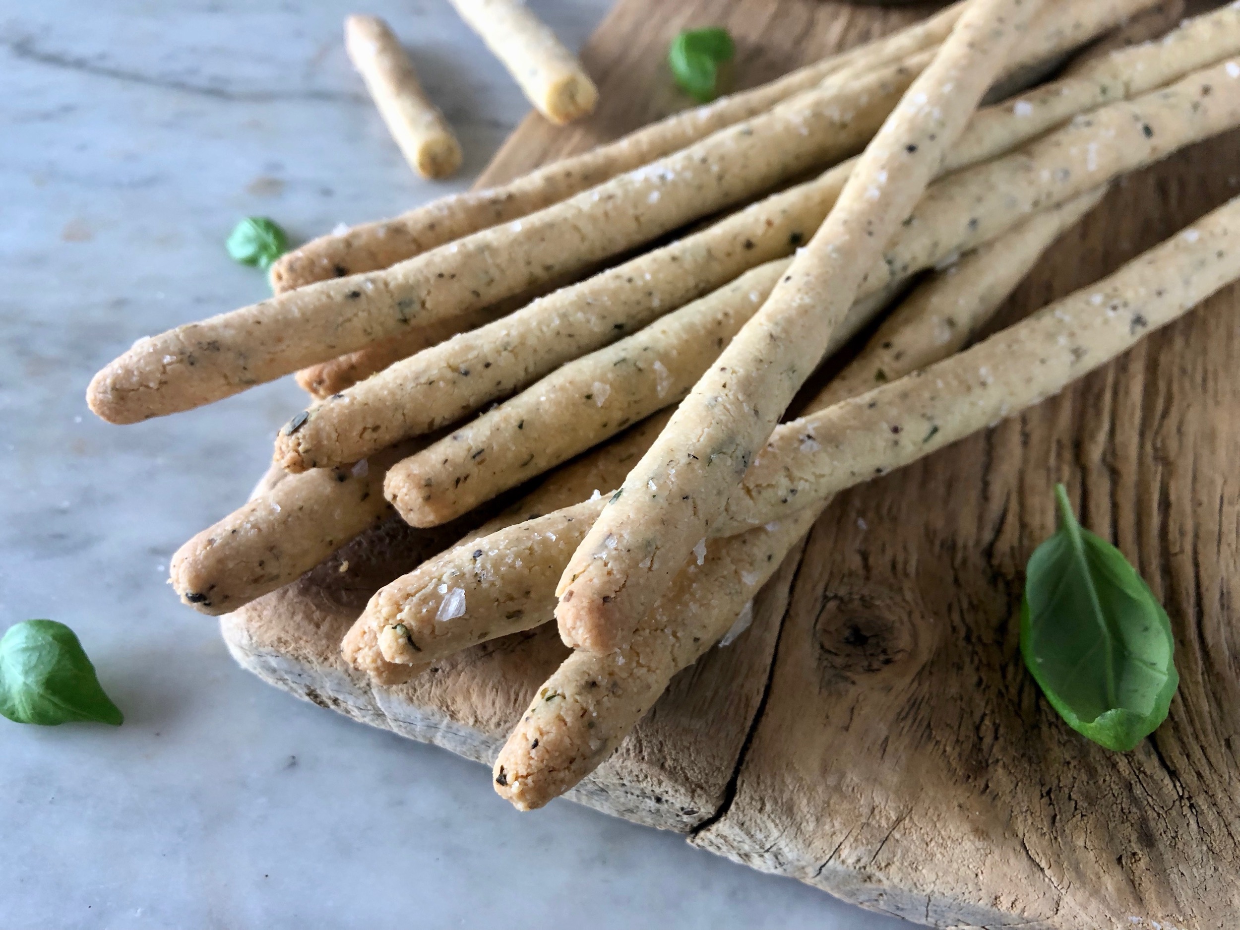 Glutenfria Brödpinnar - Grissini med franska örter