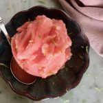 Vattenmelonsorbet med lime